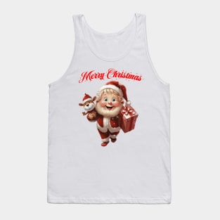 Funny Young Santa Clause Tank Top